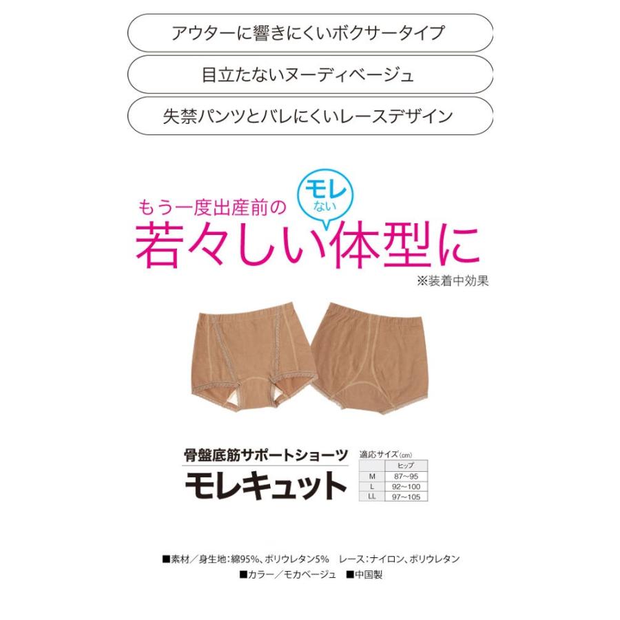 産後ガードル ニッパー モレキュット 失禁ショーツ 骨盤 骨盤補整 尿