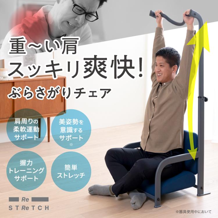 PROIDEA ぶらさがりチェア ストレッチ 懸垂 ぶら下がり健康器 座椅子