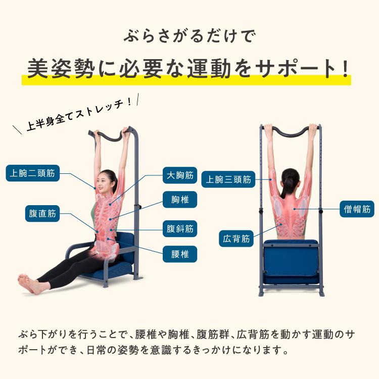 ぶら下がり 懸垂　肩こり ストレッチ　チェア 新品未開封 PROIDEA（プロイデア） 【組み立て済み】ぶらさがりチェア ストレッチ