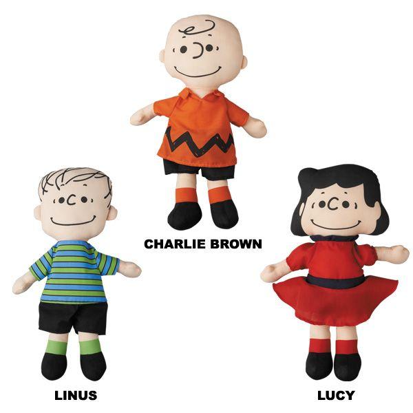 2Dプラッシュクッション PEANUTS（LINUS / CHARLIE BROWN / LUCY） | MEDICOM TOY