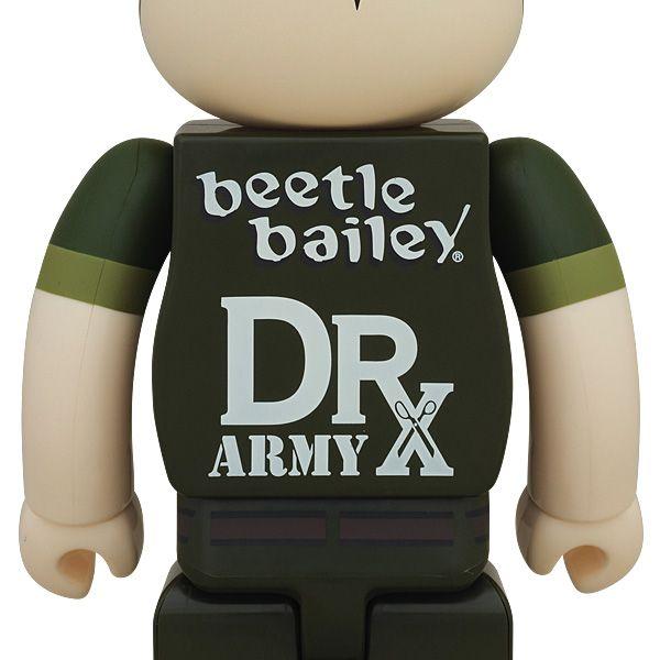 BE@RBRICK DRX ARMY beetle bailey 400% | MEDICOM TOY | 01