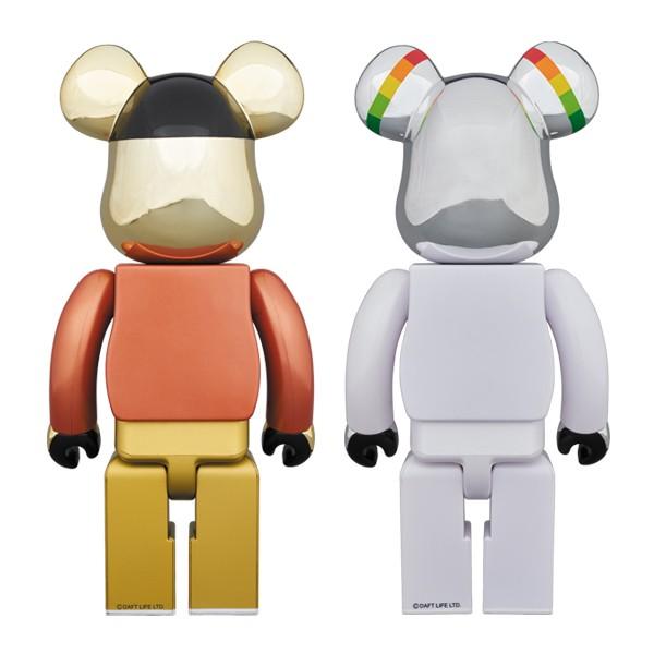 MEDICOM TOY BE@RBRICK DAFT PUNK (DISCOVERY Ver.) 2 PACK 400 MEDICOM TOY BE@RBRICK DAFT PUNK (DISCOVERY Ver.) 2 PACK 400