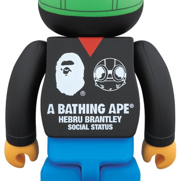 A BATHING APE(R) × HEBRU BRANTLEY × SOCIAL STATUS BE@RBRICK 1000％ | MEDICOM TOY | 01