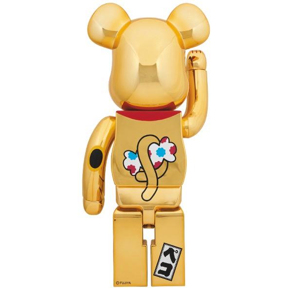 BE@RBRICK 招き猫 ペコちゃん 金メッキ弐 1000％｜project1-6｜02