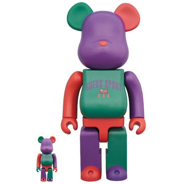 BE@RBRICK × GUESS SPORT 100% & 400% BE@RBRICK Guess Sport Logo 100％ & 400％ 【公式通販】