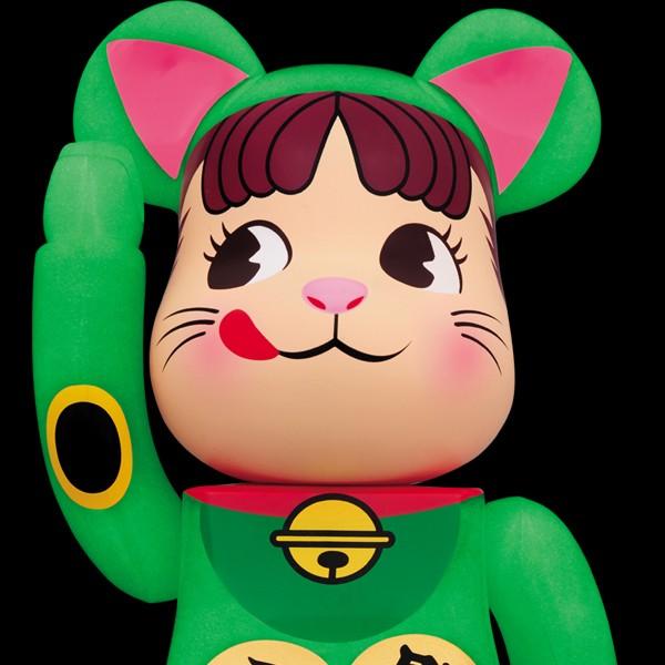【値下げ⭕️】 BE@RBRICK 招き猫 ペコちゃん 蓄光 1000％ 【KU7333598126】(26400円)