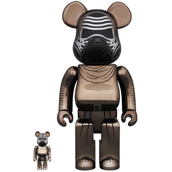 BE@RBRICK STAR WARS(TM) KYLO REN(TM) (The Force Awakens Ver.) Chrome Ver.100％ & 400％ | MEDICOM TOY