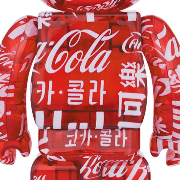 BE@RBRICK atmos × Coca-Cola CLEAR RED 100％ & 400％ | MEDICOM TOY | 01
