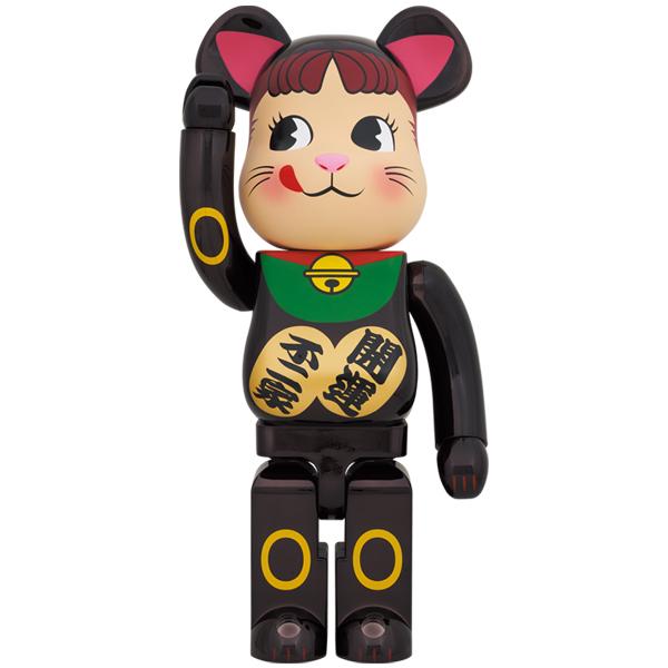 BE@RBRICK 招き猫 ペコちゃん 黒メッキ 1000％ | MEDICOM TOY