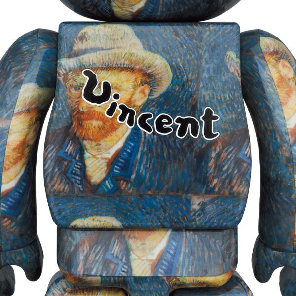 ベアブリック ゴッホ フェルトハット セルフポート １０００％ メディカムトイ MEDICOM TOY（メディコム・トイ） BE@RBRICK「Van Gogh Museum」Self