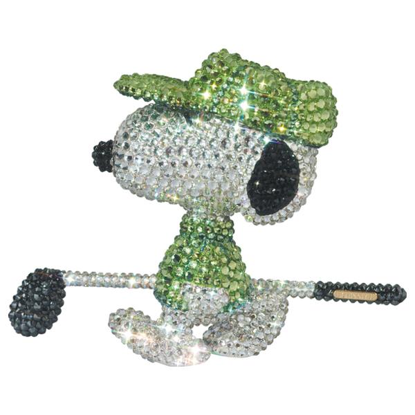 UDF CRYSTAL DECORATE SNOOPY GOLFER SNOOPY《ご注文から3ヶ月〜6ヶ月以内に発送予定》