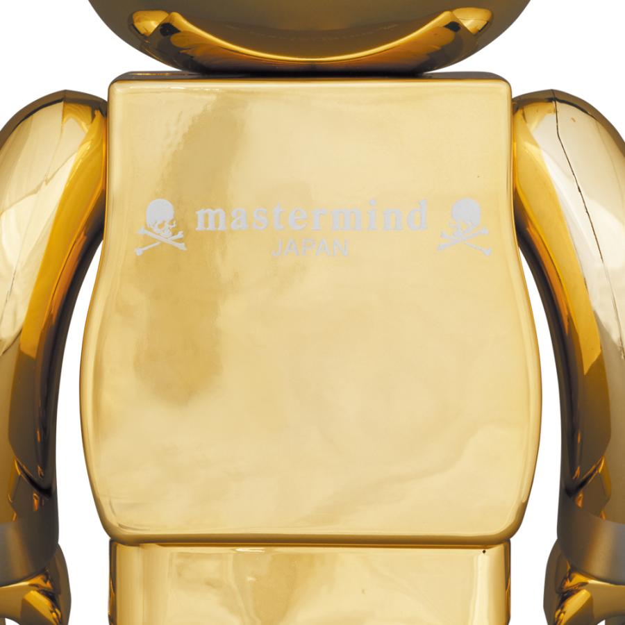 MEDICOM TOY BE@RBRICK mastermind JAPAN GOLD 100％ & 400