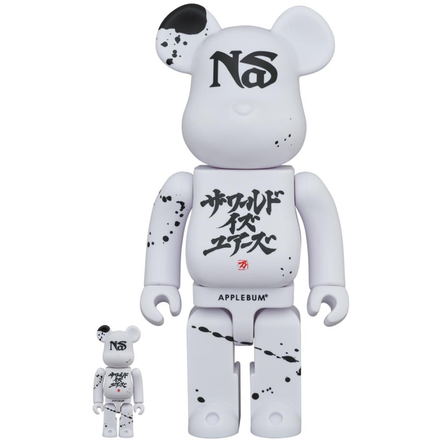 MEDICOM TOY - ベアブリック NAS 400%100% アップルバム MEDICOM TOY BE@RBRICK × NAS APPLEBUM 100％ & 400％ : PROJECT
