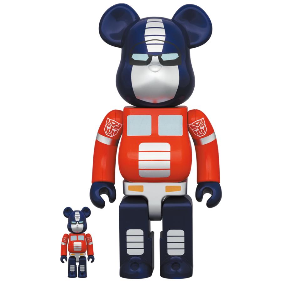 MEDICOM TOY - 2個 BE@RBRICK OPTIMUS PRIME 100％ & 400％ MEDICOM TOY（メディコム・トイ） BE@RBRICK OPTIMUS PRIME 100