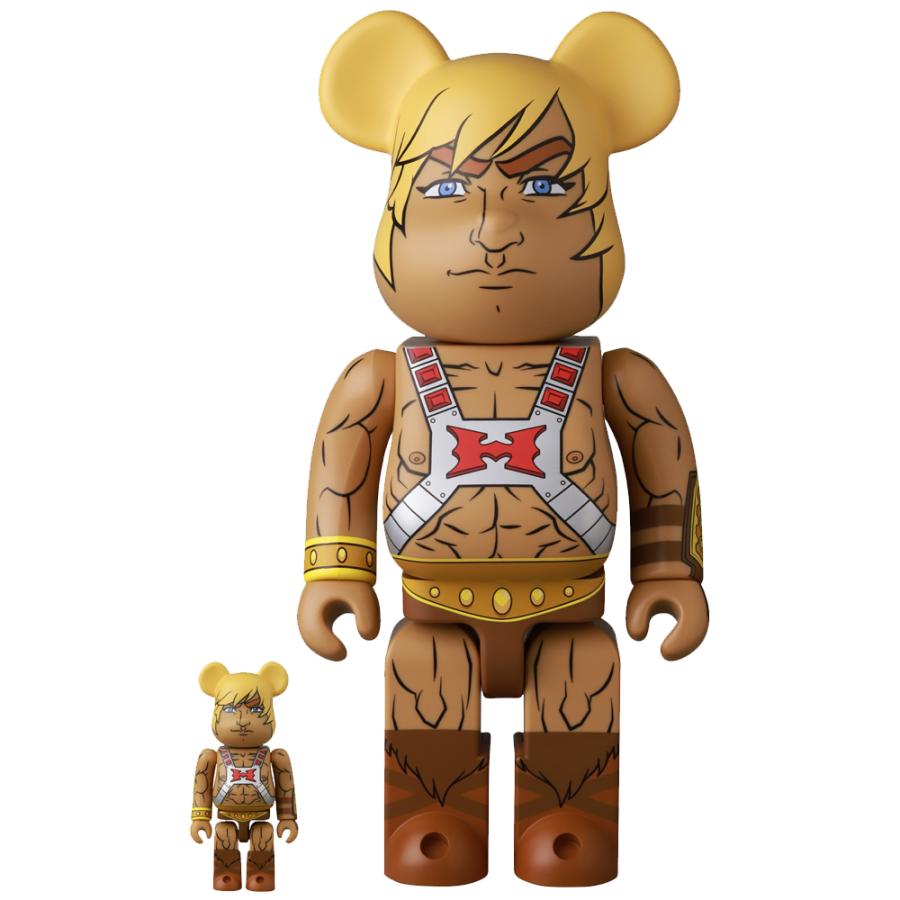 【メディコム・トイ公式】BE@RBRICK Mishka x Masters of The Universe He-Man 100% & 400% MEDICOM TOY ベアブリック フィギュア アートトイ | MEDICOM TOY