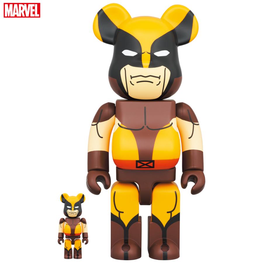 ベアブリック　ウルヴァリン　400% MEDICOM TOY（メディコム・トイ） BE@RBRICK WOLVERINE (BROWN Ver