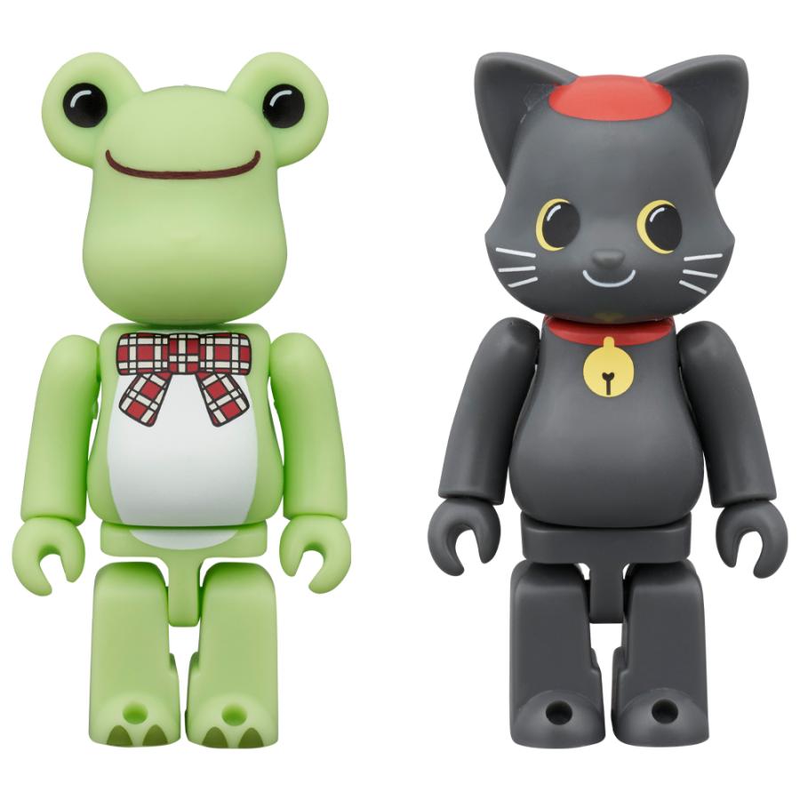 BE@RBRICK かえるのピクルス ＆ NY@BRICK 黒ねこ ピエール 100％ 2体セット | MEDICOM TOY