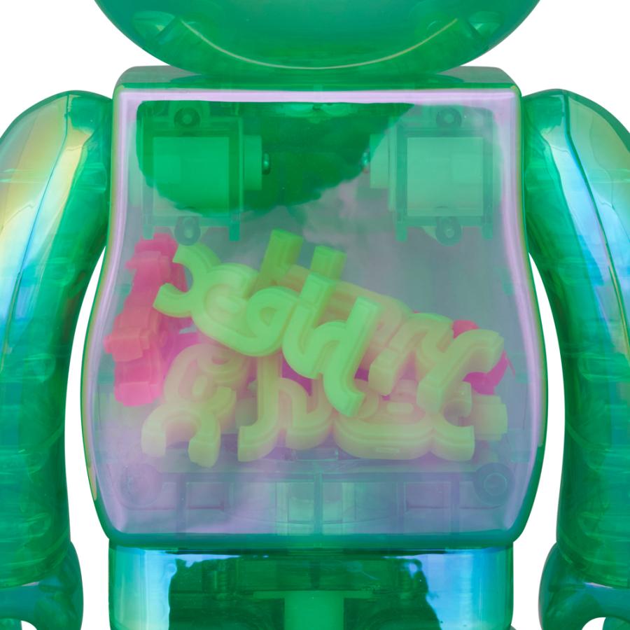 新品未開封 BE@RBRICK X-girl CLEAR GREEN 1000％ MEDICOM TOY(メディコムトイ) BE@RBRICK X-girl CLEAR GREEN(ベア