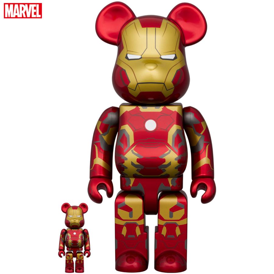 BE@RBRICK IRON MAN MARK 43 100％ & 400％ | MEDICOM TOY