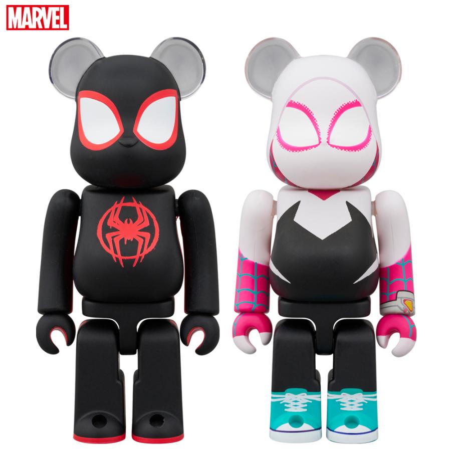 BE@RBRICK SPIDER-MAN(Miles Morales) & SPIDER-GWEN 2PCS SET | MEDICOM TOY