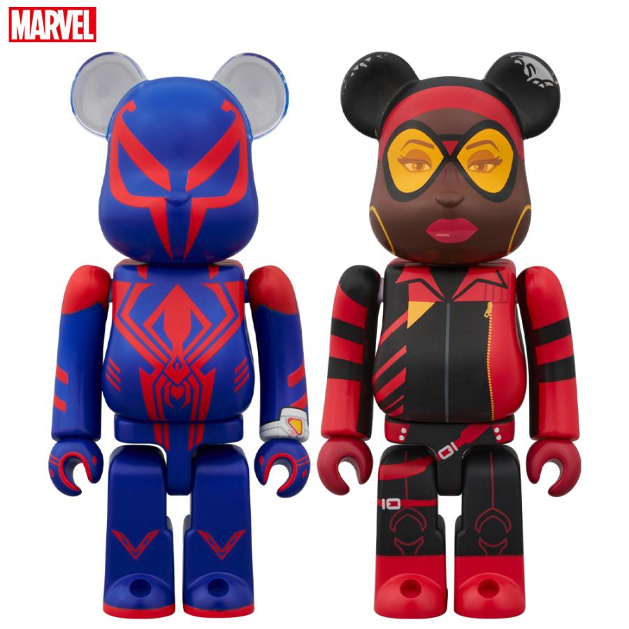 その他 MEDICOM TOY - BE@RBRICK SPIDER-MAN 2099 SPIDER-WOMAN MEDICOM TOY BE@RBRICK SPIDER-MAN 2099 ＆ SPIDER-WOMAN 2PCS