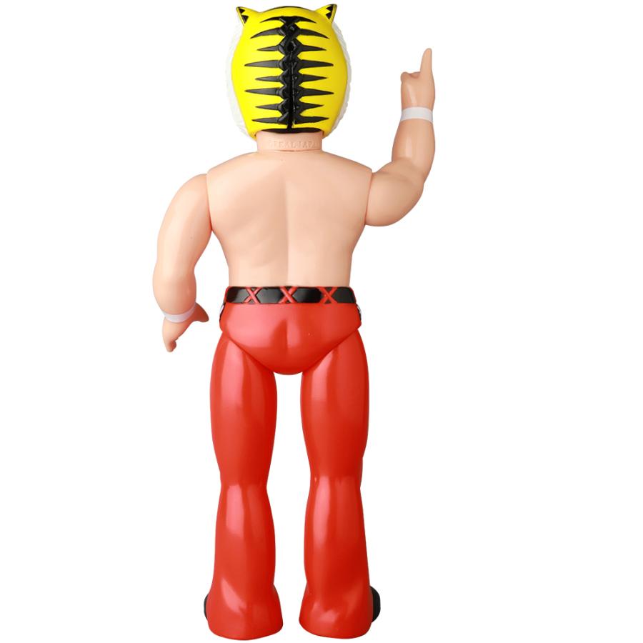 メディコムトイ　ソフビ　ファイティングシリーズ　初代タイガーマスク(逆ヤギリ版) MEDICOM TOY - 初代タイガーマスク（逆ヤギリ版）