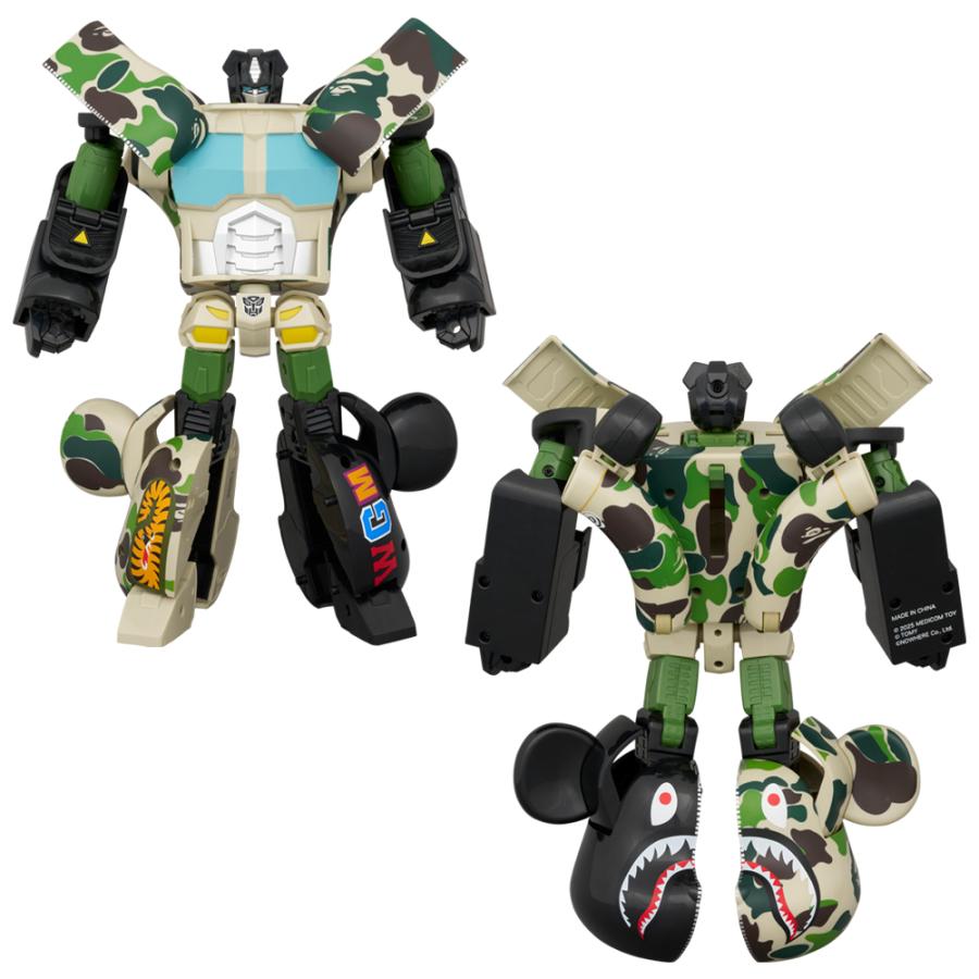 BE@RBRICK × TRANSFORMERS OPTIMUS PRIME BAPE(R) CAMO SHARK 400％