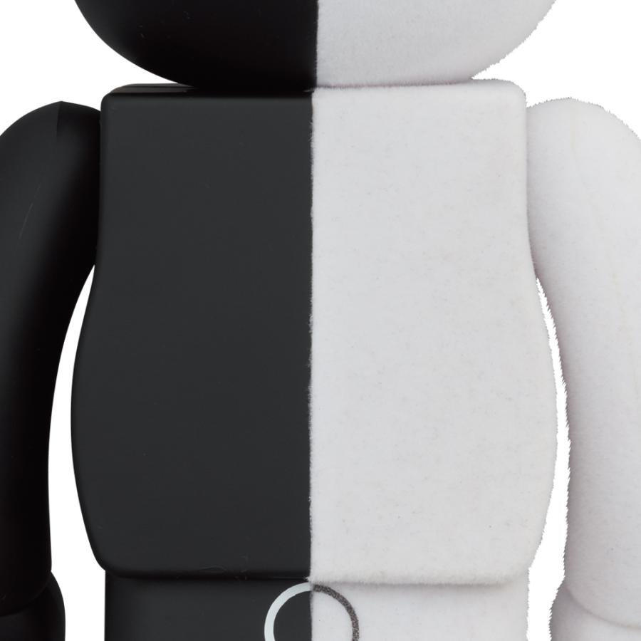 BE@RBRICK モノクマ ラバーコート＆フロッキー Ver. 100％ & 400％ | MEDICOM TOY | 01