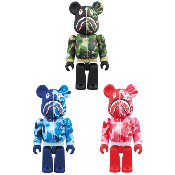 BAPE(R) CAMO SHARK BE@RBRICK 100％｜project1-6