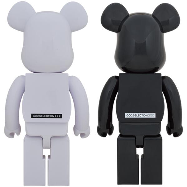 MEDICOM TOY BE@RBRICK GOD SELECTION XXX 1000％ WHITE／BLACK