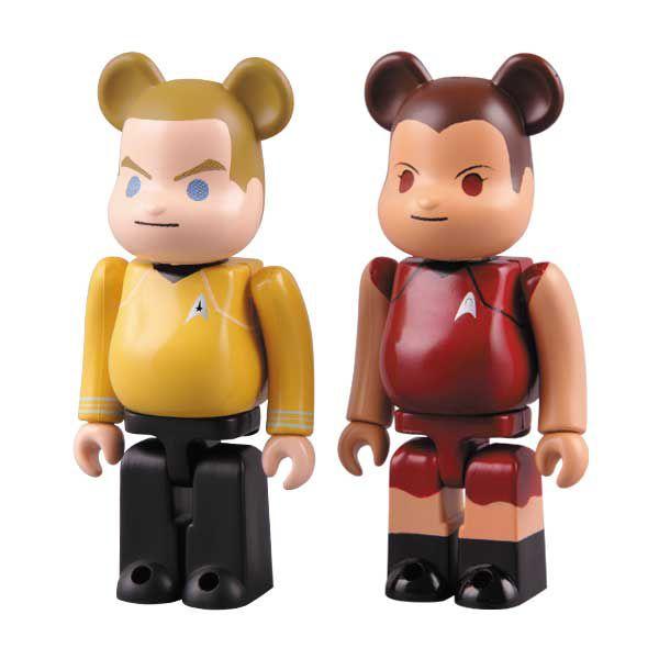 BE@RBRICK JAMES T. KIRK & UHURA 2PACK SET | MEDICOM TOY