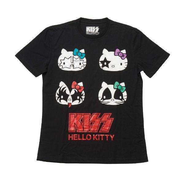 MEDICOM TOY KISS × HELLO KITTY シリーズ Tシャツ 4フェイス