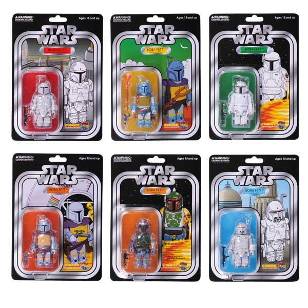 STAR WARS(TM) KUBRICK（キューブリック）BOBA FETT(TM) COLLECTION SET OF 6pcs. COLLECTORS EDITION｜project1-6