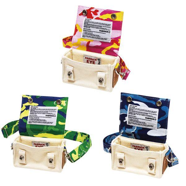 FABRICK(R) ANDY WARHOL - ANDY WARHOL CAMOFLAGE CAMERA CASE CAMO（PINK / GREEN / BLUE） | MEDICOM TOY | 01