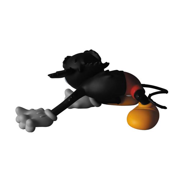 VCD W-size MICKEY MOUSE（RUNAWAY BRAIN より） : MEDICOM TOY TOKYO