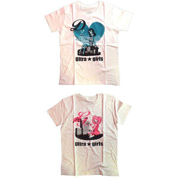 Ultra★girls Tシャツ（WHITE / GRAY）【2014年8月末日発送予定】 | MEDICOM TOY
