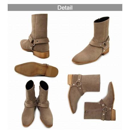 ショートブーツ メンズ ブランド レザーブーツ 黒ブーツ カジュアルブーツ 大人ブーツ サイドジップブーツ 冬 人気 靴 Project 通販 Yahoo ショッピング