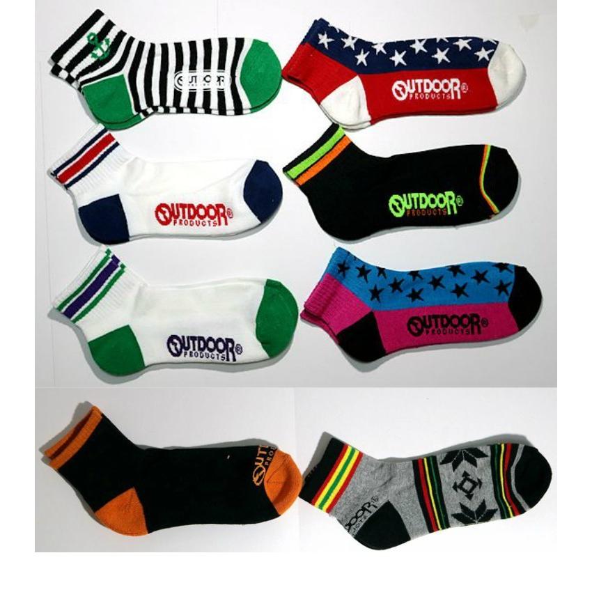 Outdoor Products ソックス Outdoorブランドソックス3足組セットｏｕｔｄｏｏｒ メンズ レディース靴下 代引不可 アウトドア 柄ランダム３枚 Out2 Project 通販 Yahoo ショッピング