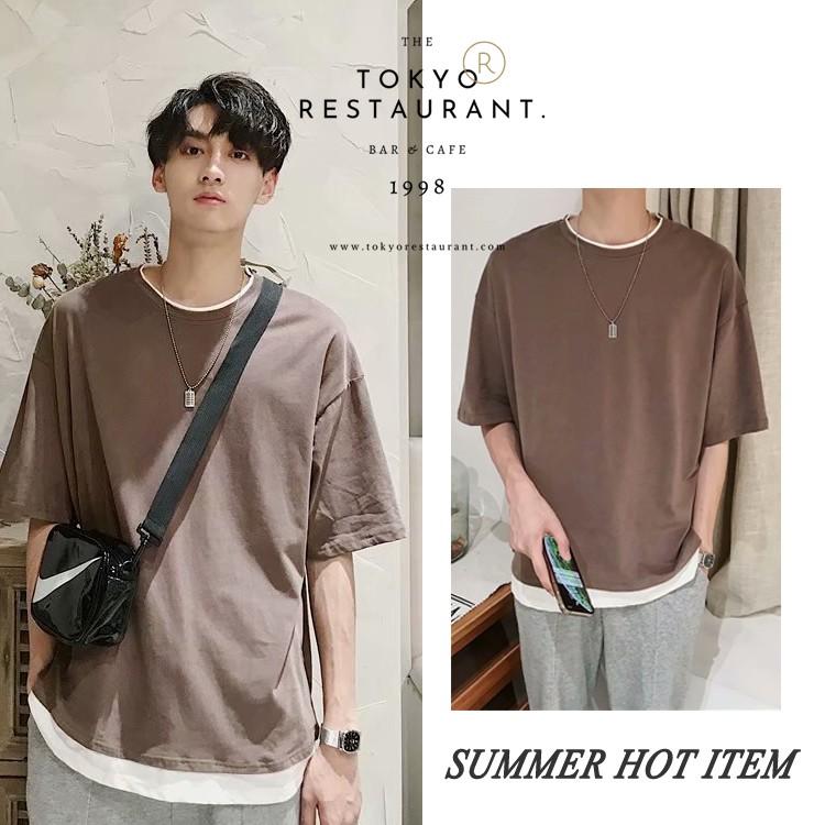 メンズファッション メンズ Tシャツ 半袖 無地 おしゃれ ビッグtシャツ ドロップショルダー オルチャンファッション 綿100 コットン Ts2308 Dialtnce Ts2308 Project 通販 Yahoo ショッピング