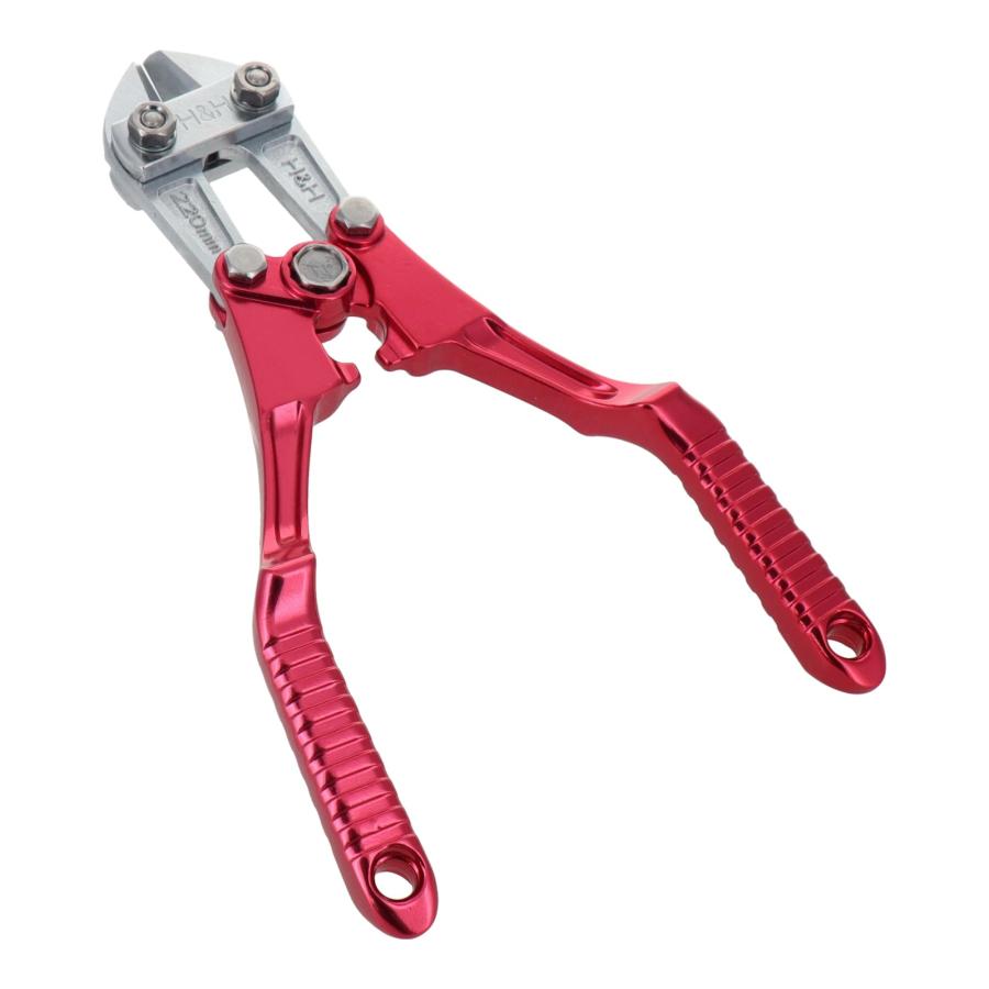 三共コーポレーション H&H アルミ鍛造ボルトクリッパー（ベント刃）220mm レッド HAC-220R | 