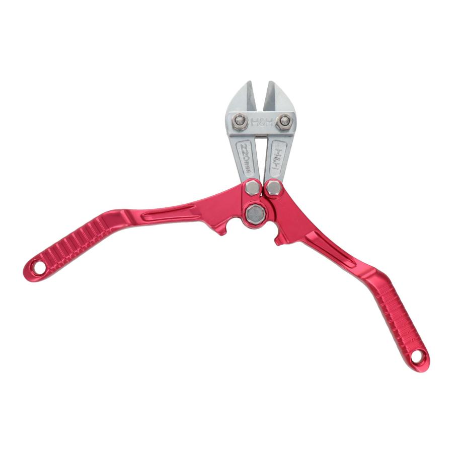 三共コーポレーション H&H アルミ鍛造ボルトクリッパー（ベント刃）220mm レッド HAC-220R |  | 03