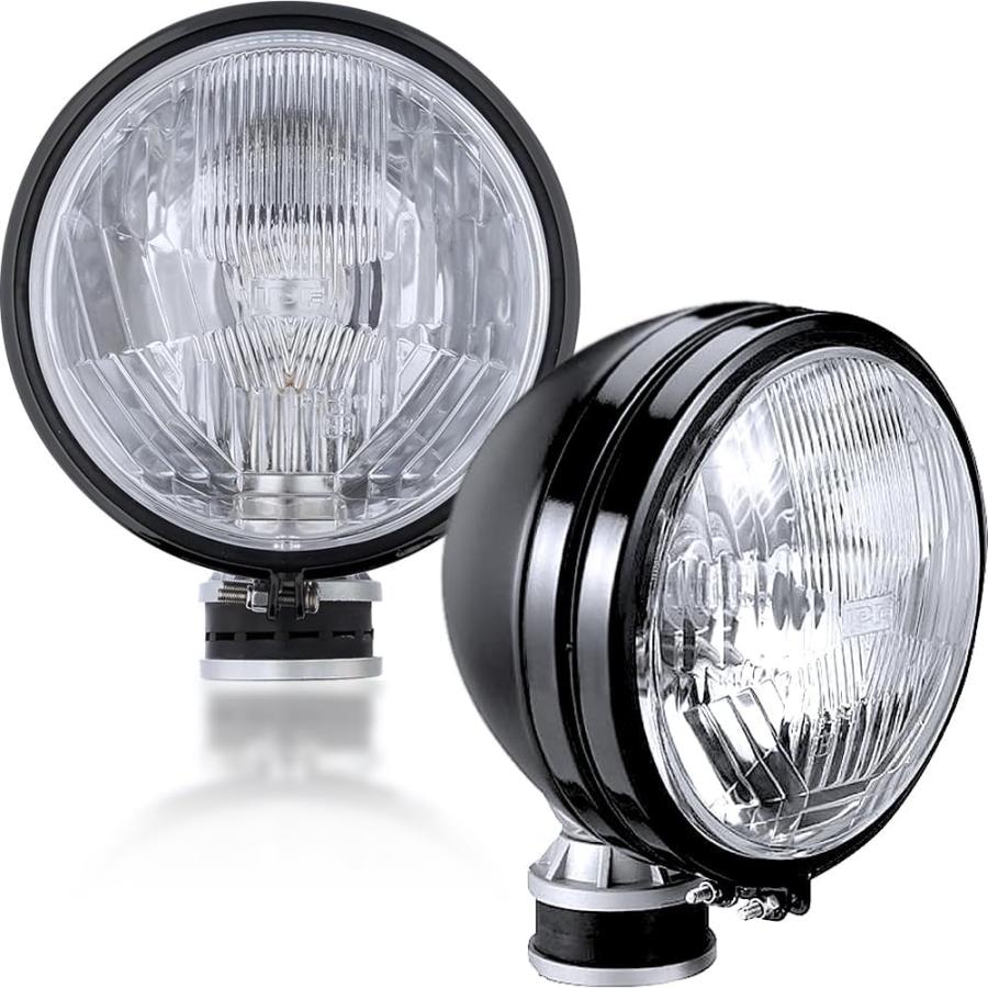 IPF ヘッドライト　ASSY H4 丸型 IPF ヘッドライト ASSY ハロゲン 車用 H4 ロービーム 3200K 純正色 12V