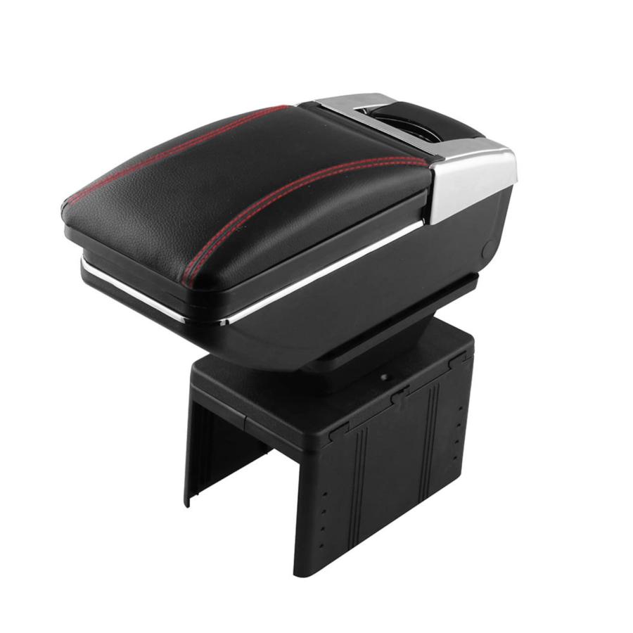 Sporacingrts アームレスト コンソール ボックッス 車用収納ボックス 汎用 車肘置き 肘掛け 多機能 大容量 小物入れ ドリンクホルダー | 