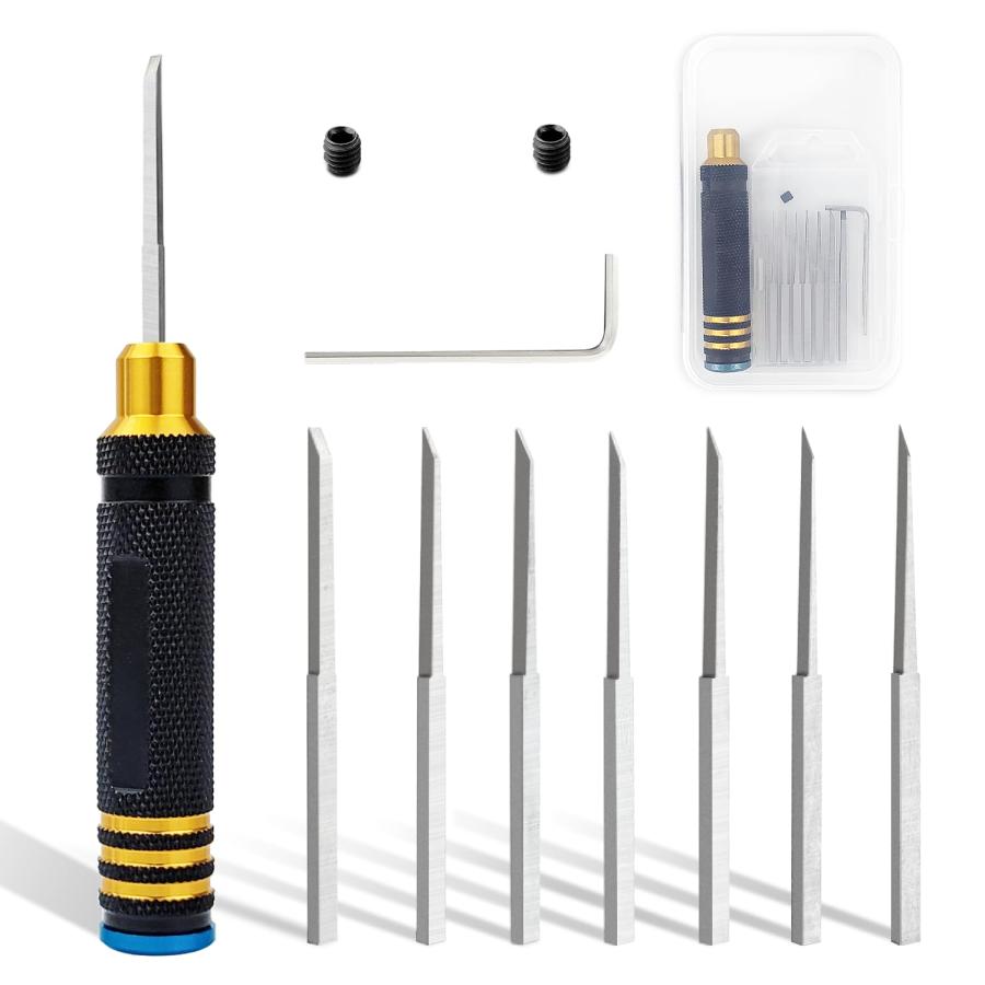 スジ彫 タガネ色々 スジボリ タガネ 7本セット ガンプラ ミニ四駆 フィギュア プラモデル