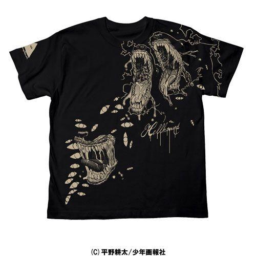 送料無料対象商品】コスパ HELLSING ヘルハウンド Tシャツ ブラック