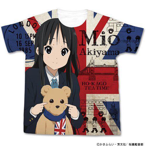 【送料無料対象商品】コスパ 映画「けいおん！」 秋山澪フルグラフィックTシャツ 【ネコポス/ゆうパケット対応】｜projectcore