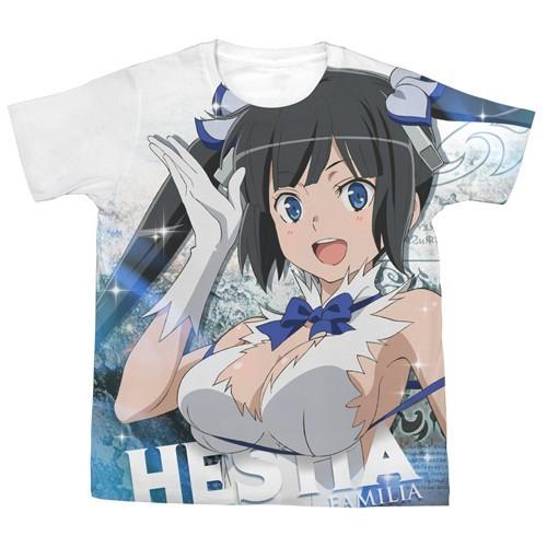 【送料無料対象商品】コスパ ダンまち ヘスティア フルグラフィックTシャツ WHITE 【ネコポス/ゆうパケット対応】｜projectcore