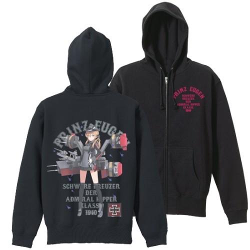 コスパ 艦隊これくしょん 艦これ プリンツ オイゲン フルカラーパーカー Black Project Core 通販 Yahoo ショッピング