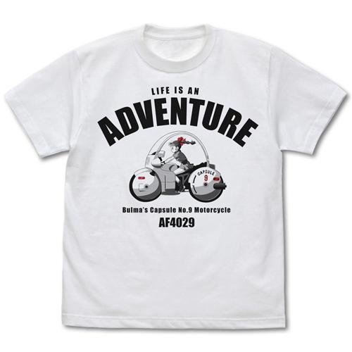 送料無料対象商品】コスパ ドラゴンボール ブルマのバイク Tシャツ 