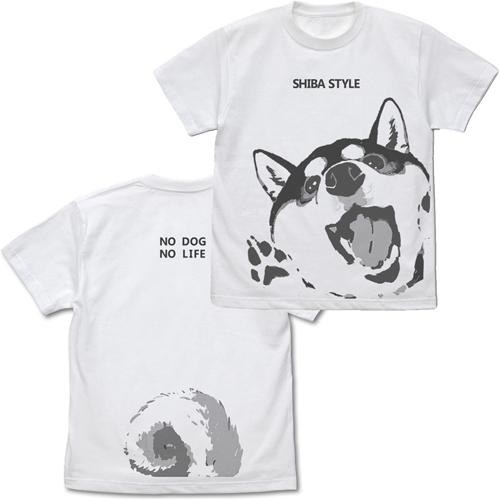 【送料無料対象商品】コスパ 世界の終わりに柴犬と 石原雄先生デザイン ハルさん突撃 Tシャツ 黒柴ver. WHITE【ネコポス/ゆうパケ対応】【8月再販 予約商品】 の商品画像